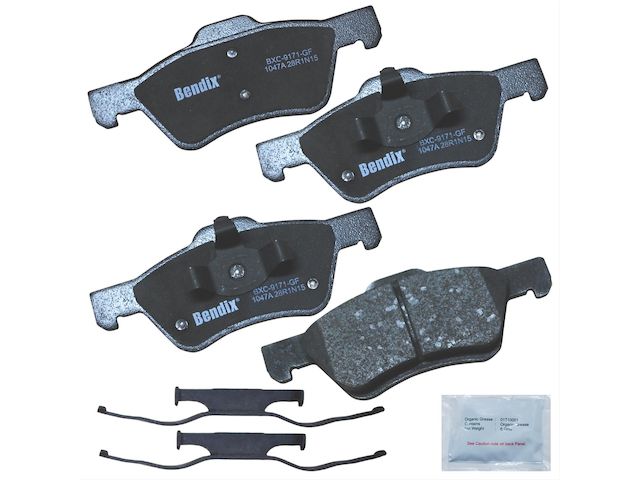 Front Brake Pad Set 2VZM53 for Ford Escape 2006 2007 2008 2009 2010 ...